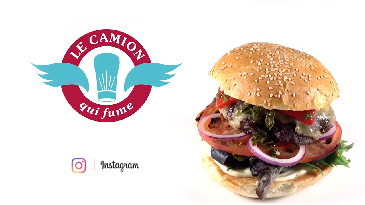 Instagram Vidéo Burger Camion qui fume Burger du mois