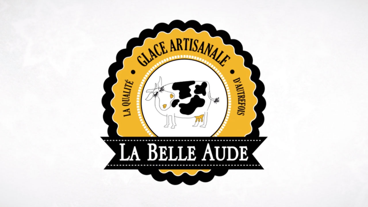 Glace La Belle Aude Produit Noël Motion design